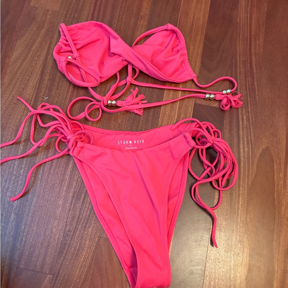 PacSun Bright Pink Bikini Set